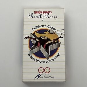 6/$20 Maurice Sendak’s Really Rosie Children’s Circle Movie VHS Video Cassette